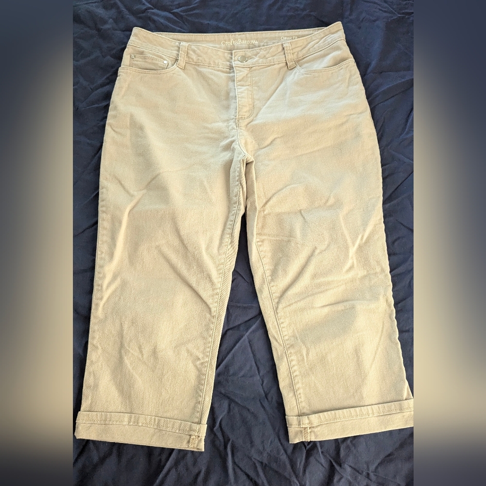 Croft & Barrow Denim Capris